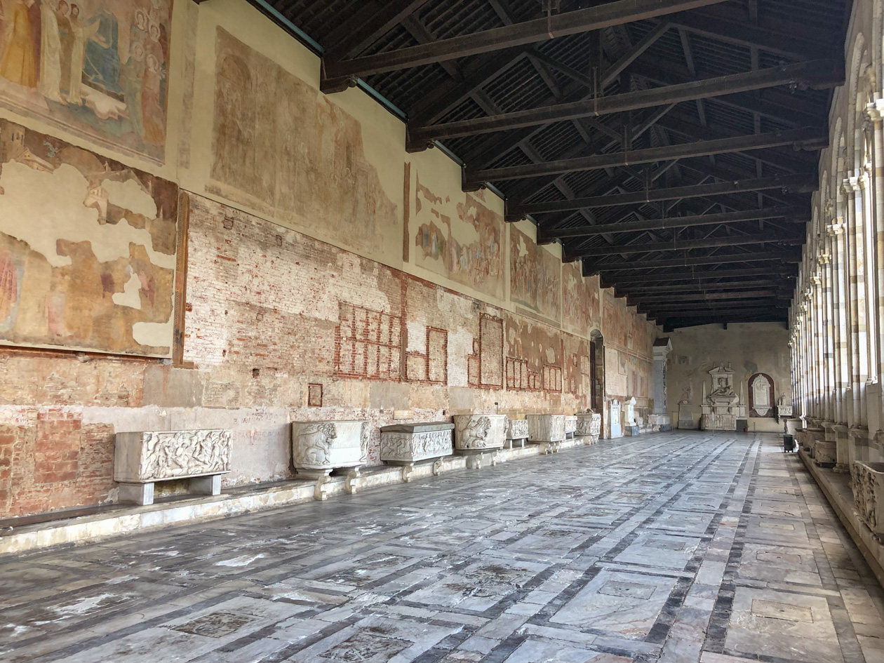 fresco's in het Camposanto
