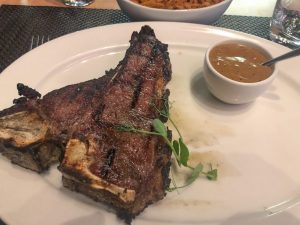 grass fed T-bone steak