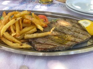 gegrilde tonijnfilet