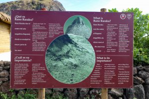 bord bij Rano Raraku