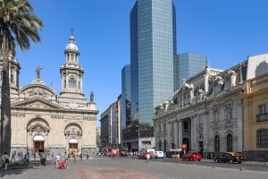gevels aan Plaza de Armas