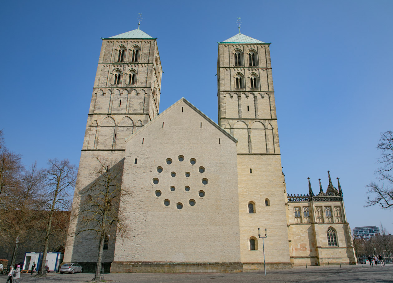 de torens van de Dom van Münster