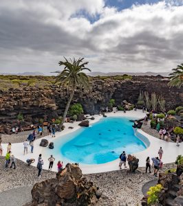 zwembad bij Jameos del Agua