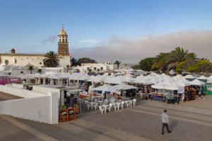 de markt van Teguise