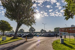 auto gratis geparkeerd