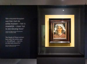 Kop van een vrouw