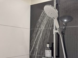 opstaan en douchen