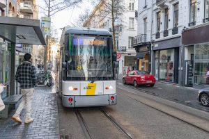 tram vanuit Sint Andries