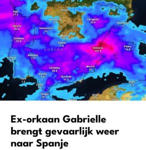 meteorologen strooien met kleurcodes