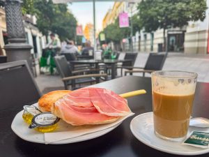 ontbijt in Jerez