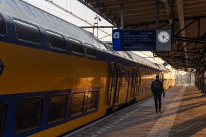 6:31 uur - met de trein naar Amsterdam