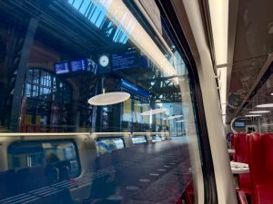 met de trein naar Roosendaal