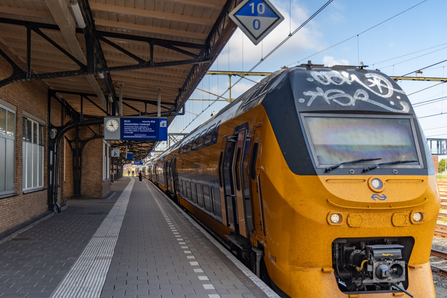 9:03 uur - met de trein naar Amsterdam