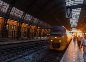 21:39 uur - met de trein terug