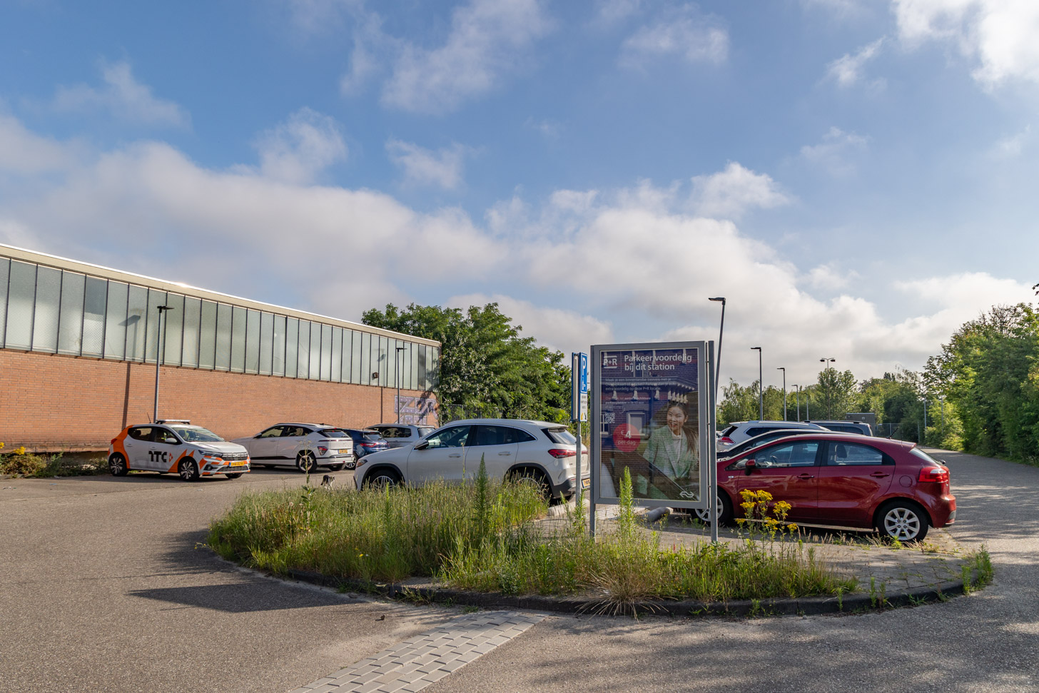 8:45 uur - parkeren bij P+R
