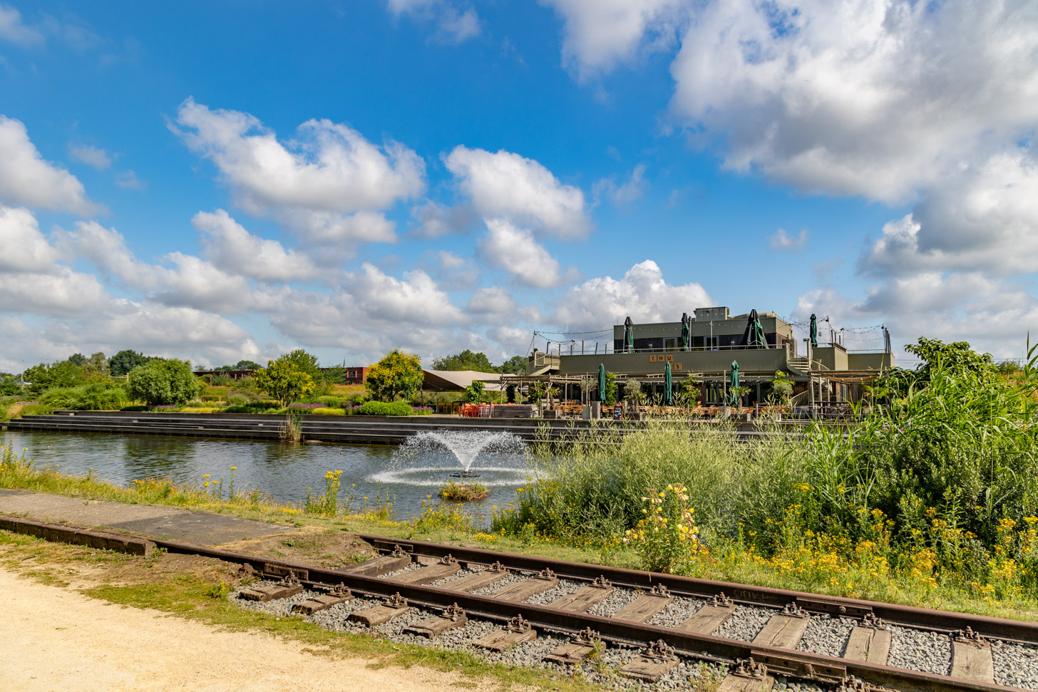 wandeling door het Spoorpark