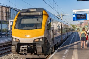 20:17 uur - met de trein terug