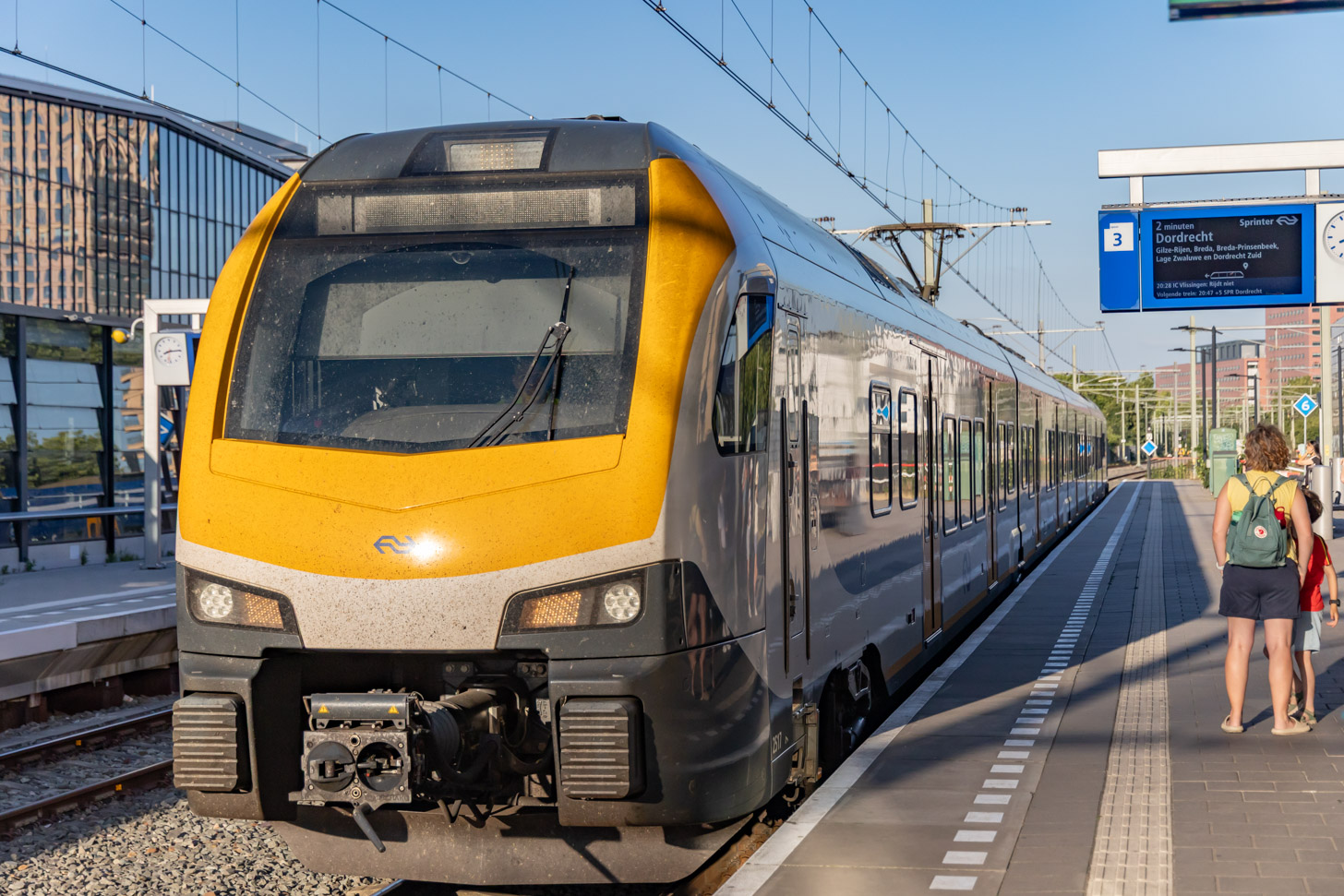 20:17 uur - met de trein terug